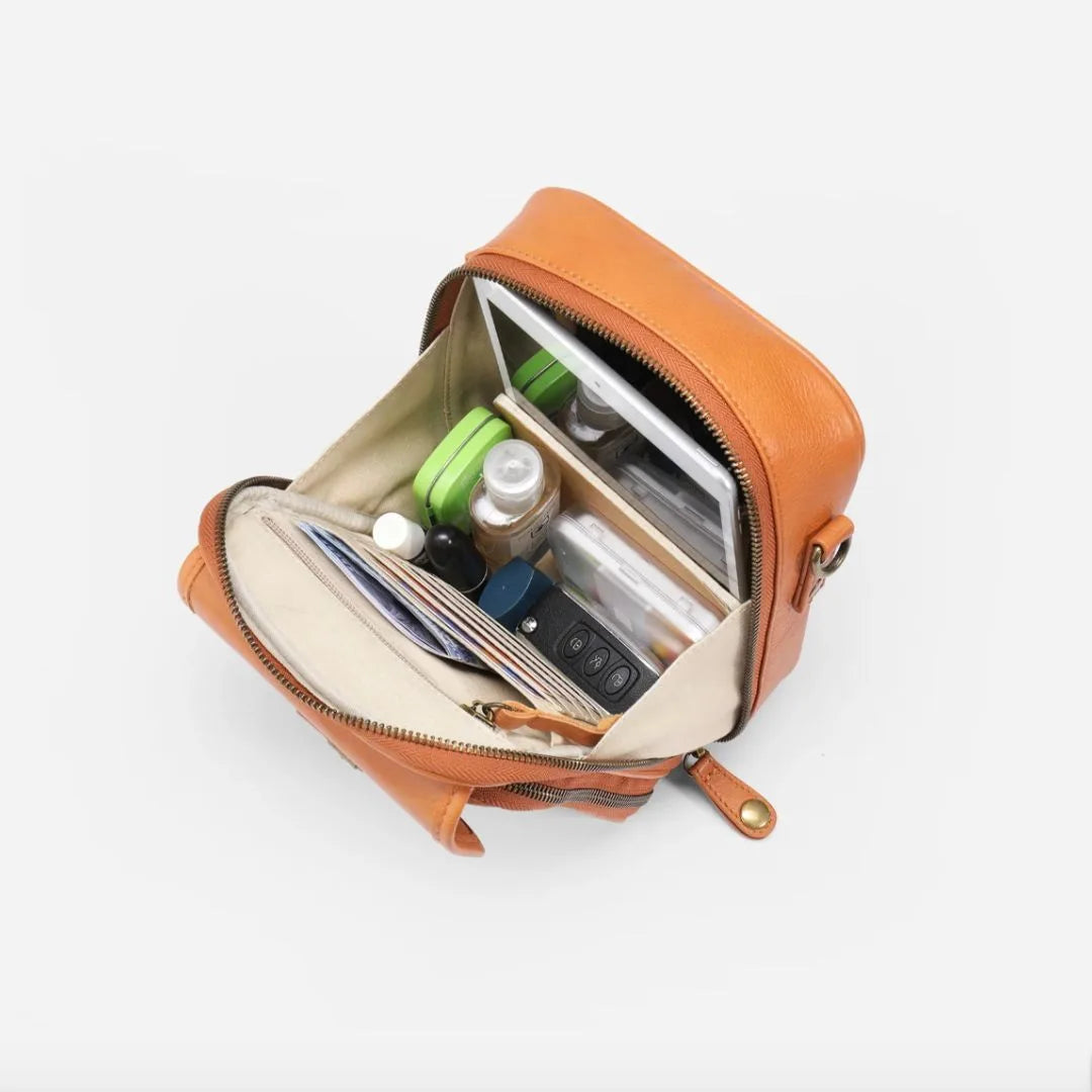 Camellia — Vintage Crossbody Tas