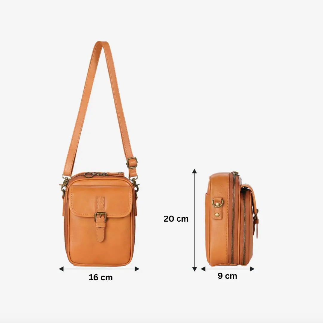 Camellia — Vintage Crossbody Tas